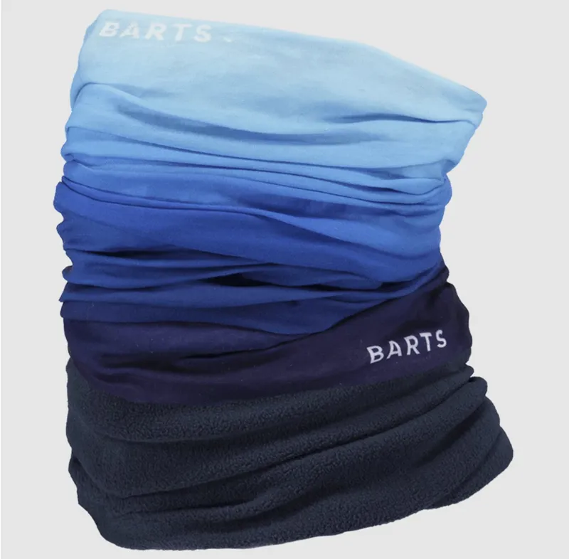 2027 Barts Multicol Polar Fleece Neck Warmer Dip Dye Blue